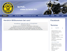 Tablet Screenshot of motorradfahrschule.com